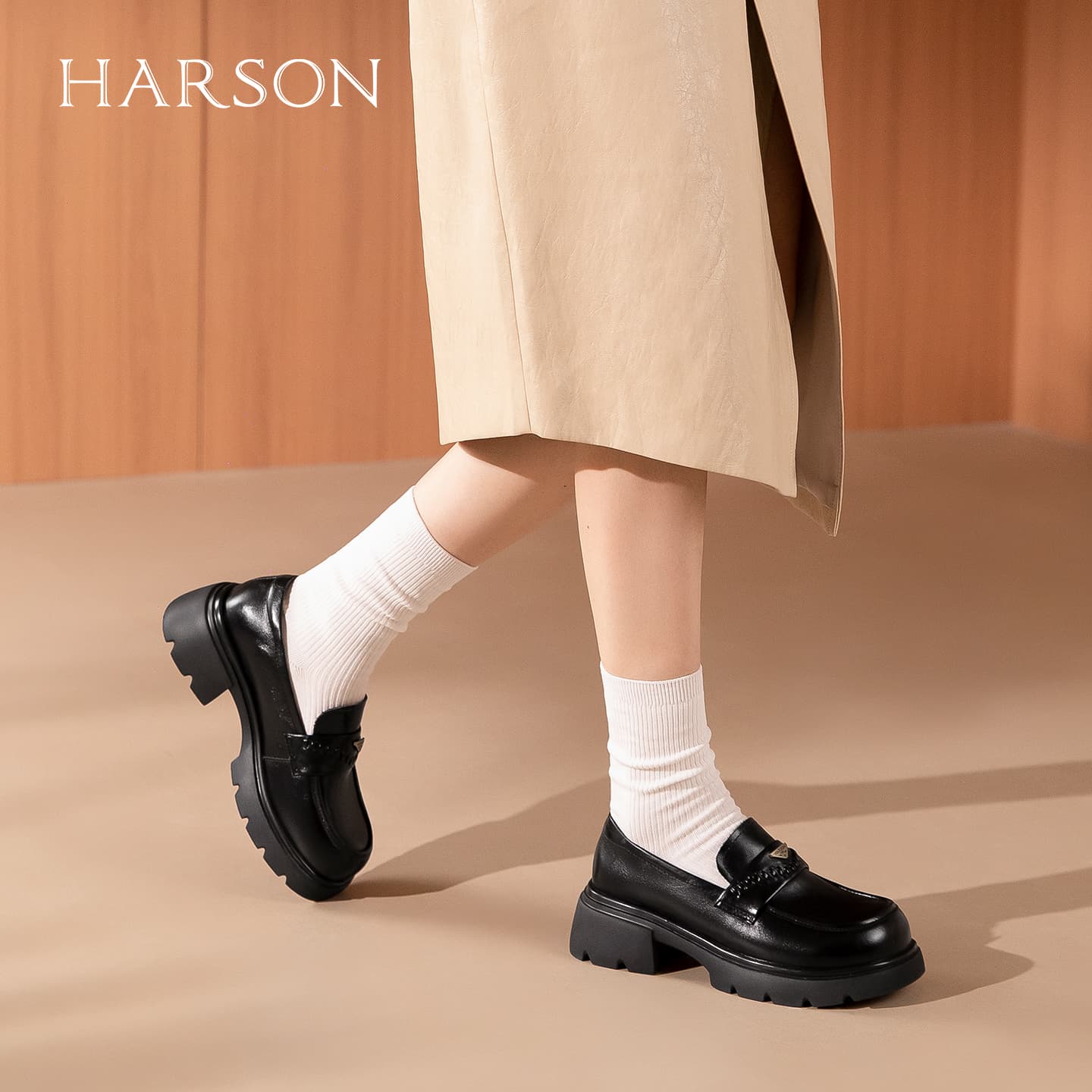 Лоферы HARSON Лоферы Черные Женские - изображение 6