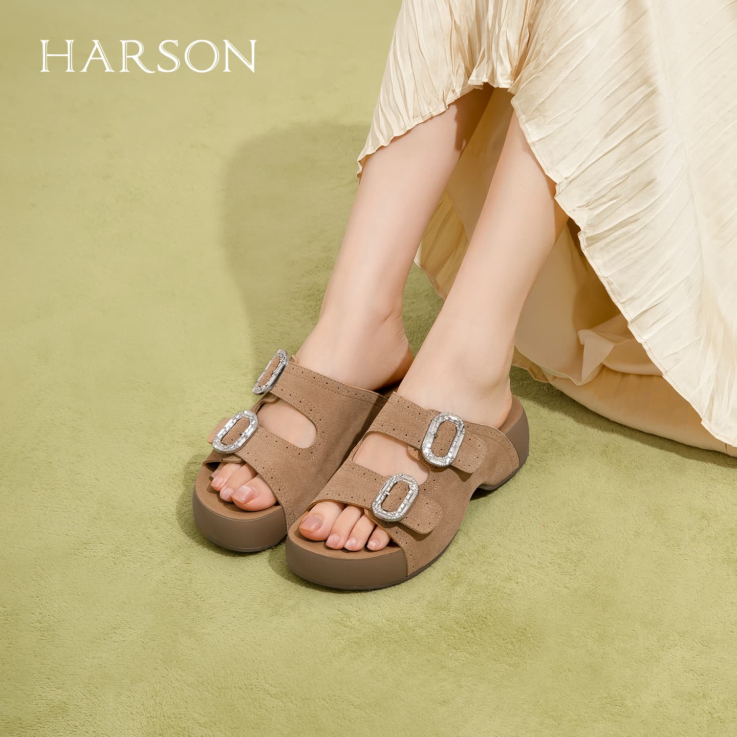 Сандалии HARSON Шлепанцы Женские - изображение 11