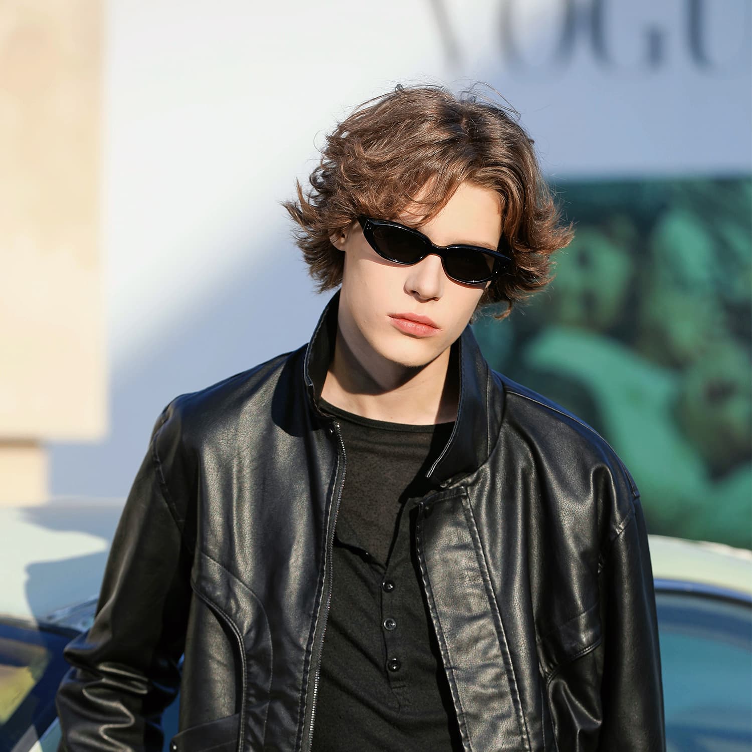 Солнцезащитные очки Disney Кошачий глаз Солнцезащитные очки Унисекс Черные - изображение 5