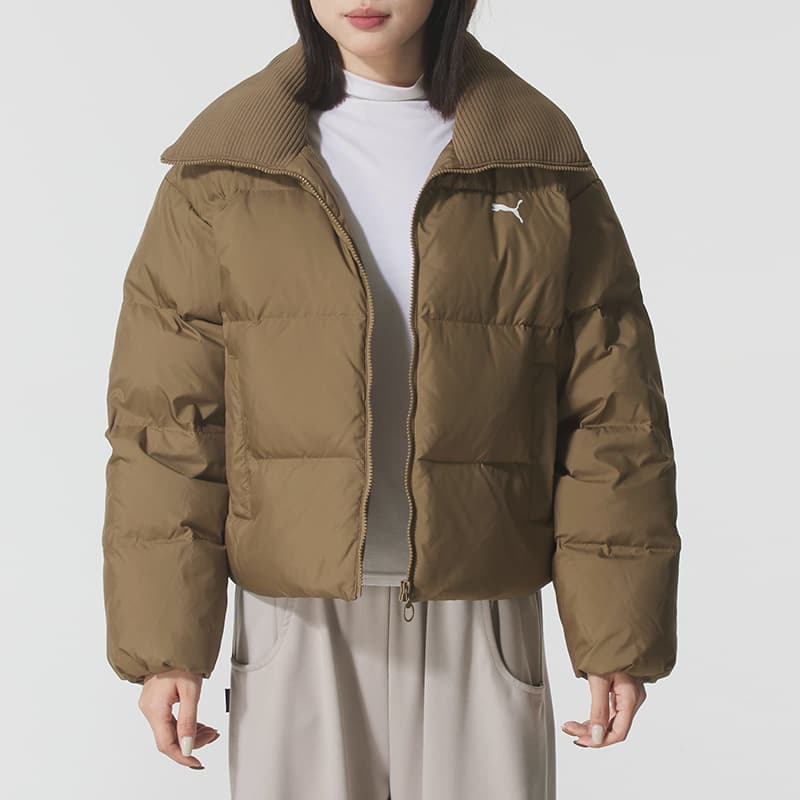 Пуховик Puma Winterized Turn Пуховые куртки Ожерелье-чокер Пуховик Женские - изображение 3