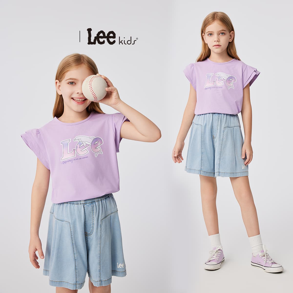 Футболка Lee Школьные рубашки T - изображение 2