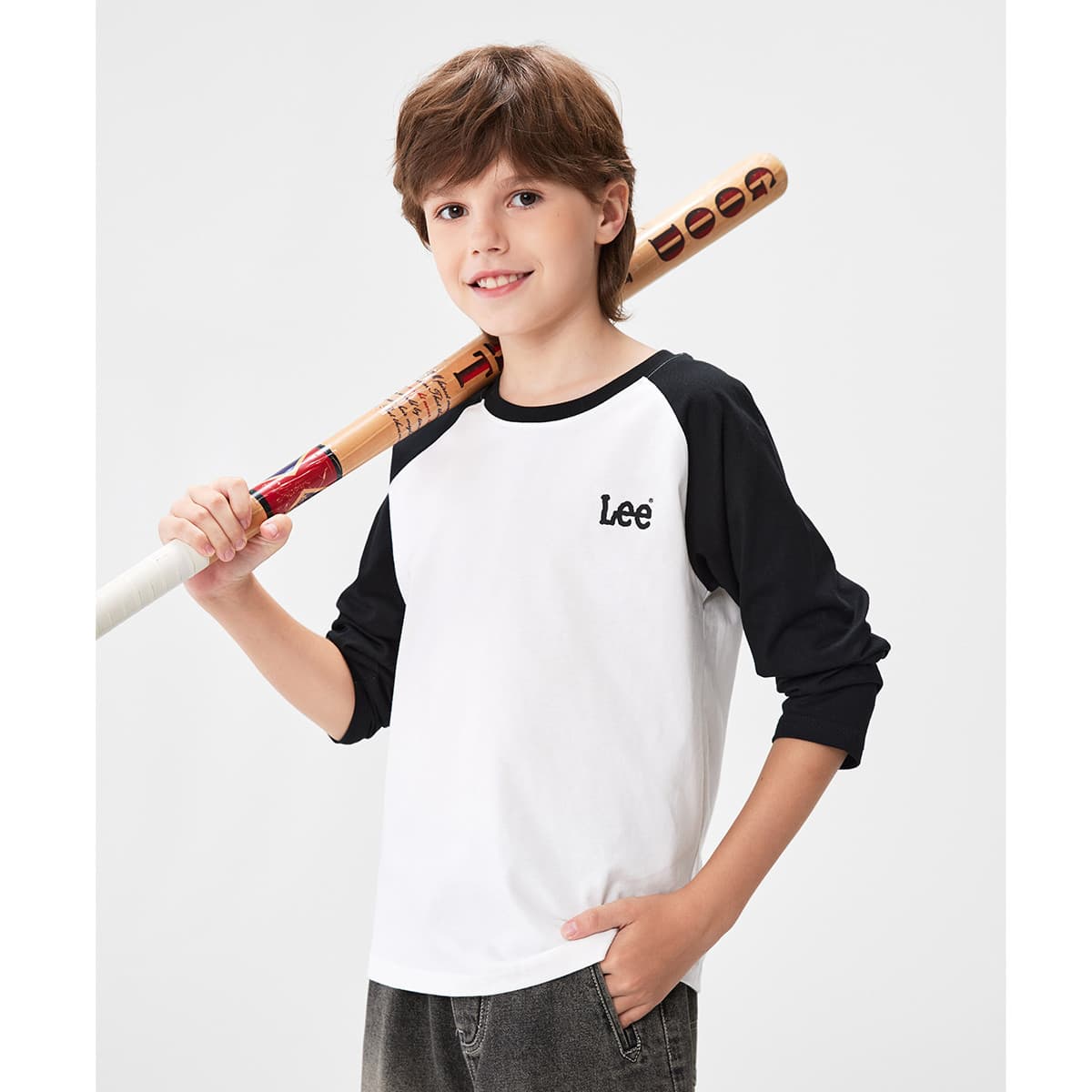 Футболка Lee Белый Kids T-рубашки - изображение 6