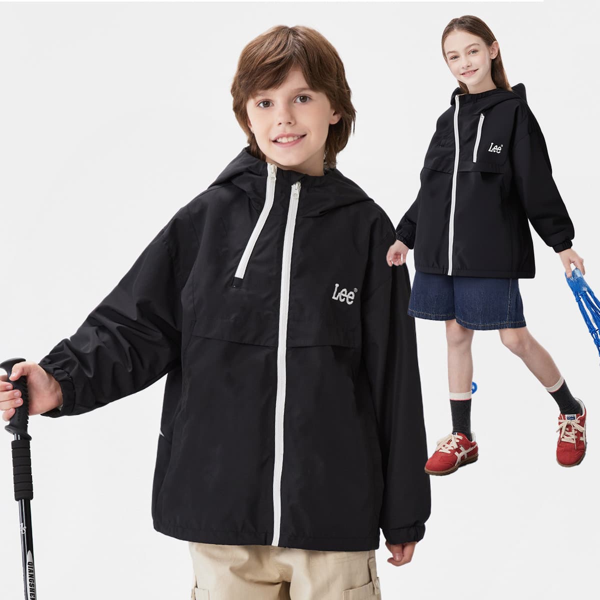 lee Классический черный Kids Куртки - изображение 5