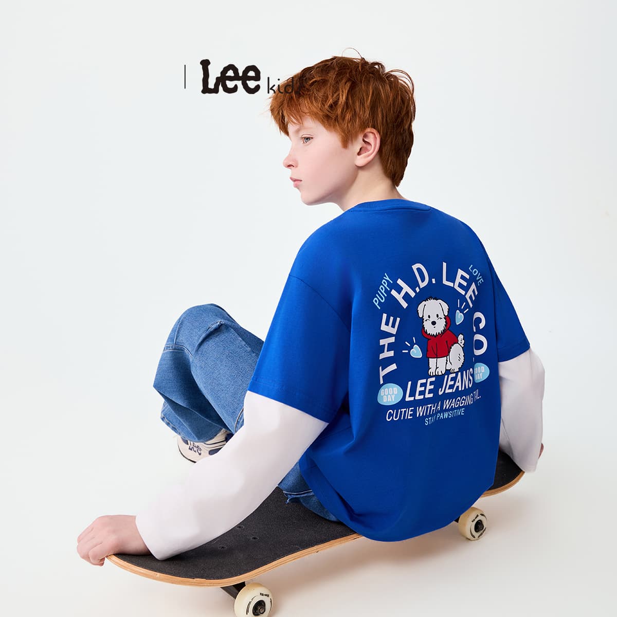 Футболка Lee Школьные рубашки T - изображение 2