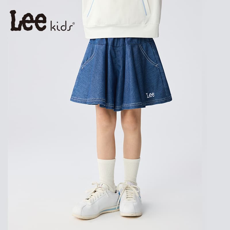 lee Средне-голубой Kids Шорты - изображение 3