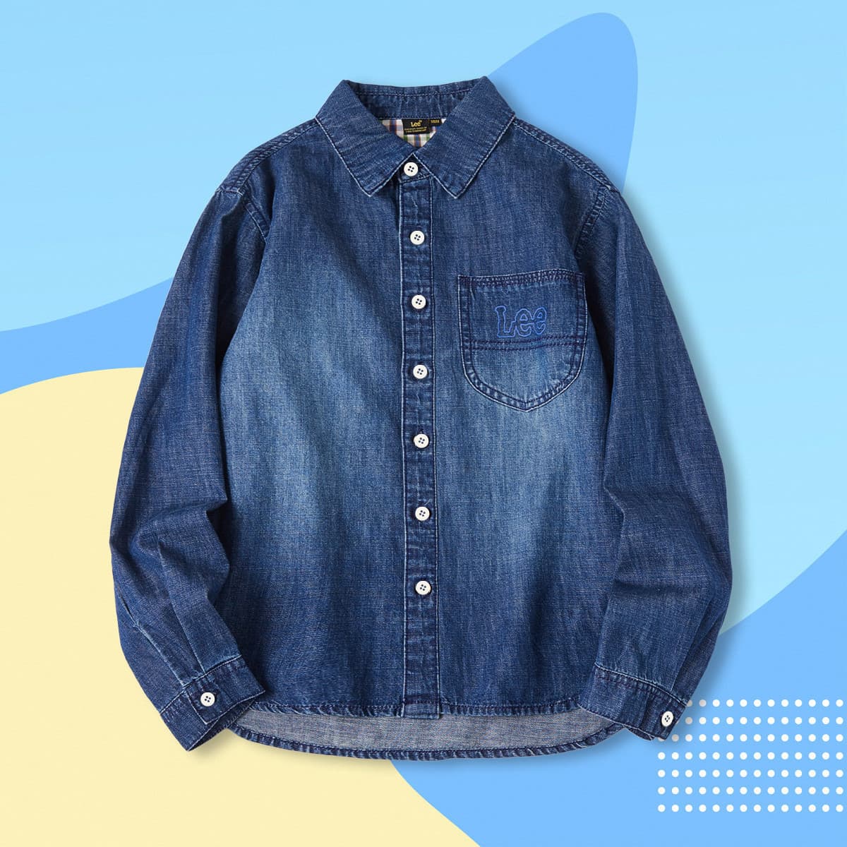 LEE KIDS Джинсовые рубашки Осенние и Зимние Детские - изображение 7
