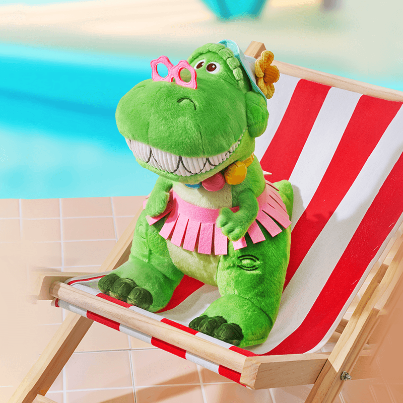 Мягкая игрушка Disney x Disney Store Chill Лотсо Рекс История игрушек Уют и гармония Куклы Мягкая игрушка Средний размер Длина тела - изображение 13