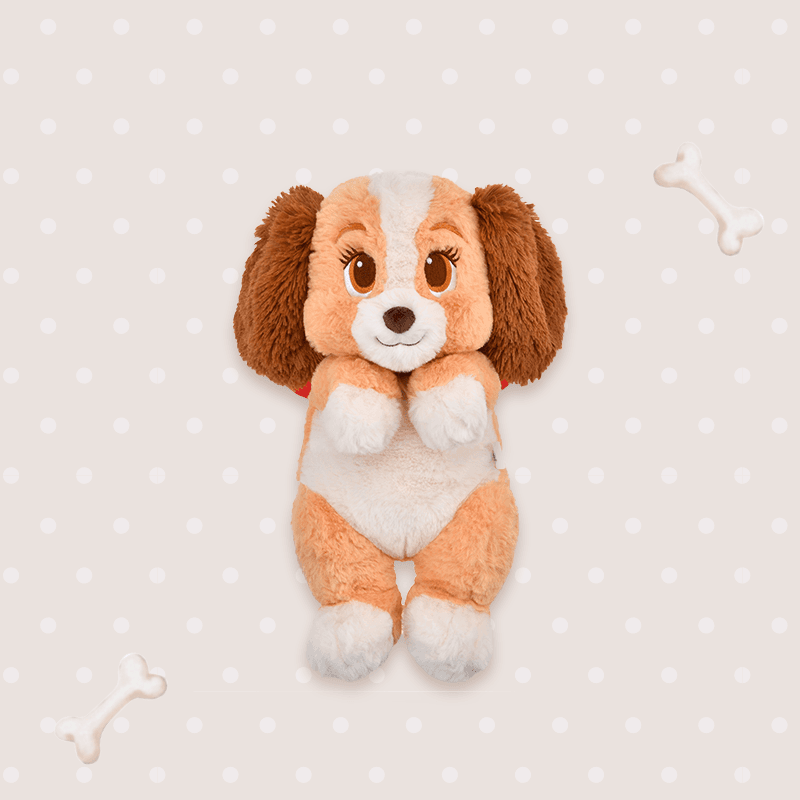 Мягкая игрушка Disney x Disney Store 'MISS And The Бродяга' 70-летняя коллекция Милый стиль Исцеление Теплый Уют и Гармония - изображение 5
