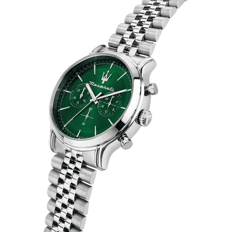 Механические часы Maserati Кварцевый механизм Мужские часы 42mm*42mm*11,35mm Зеленый - изображение 4