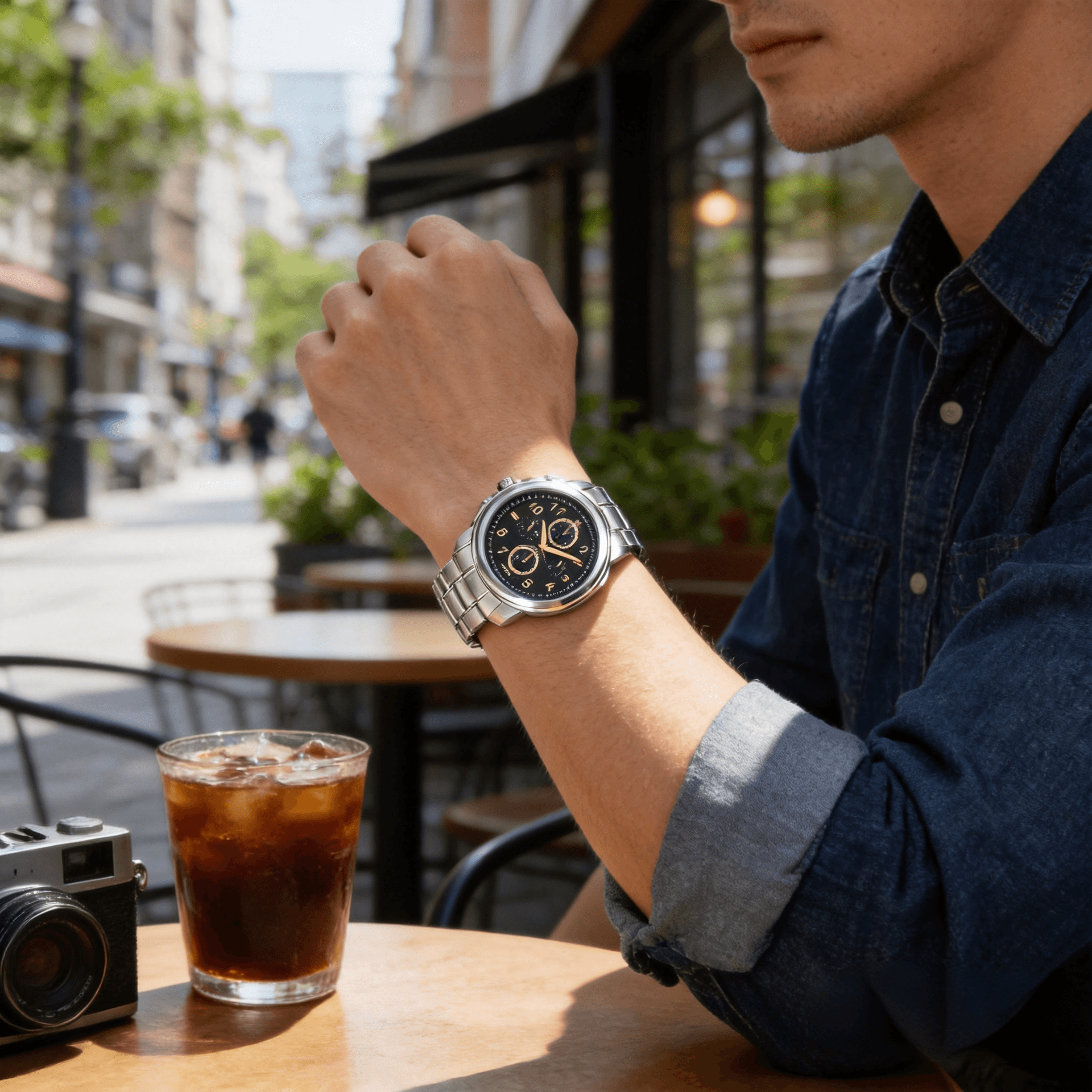 Механические часы Maserati Кварцевый механизм Мужские часы 44mm*44mm*11,7mm Синий - изображение 5