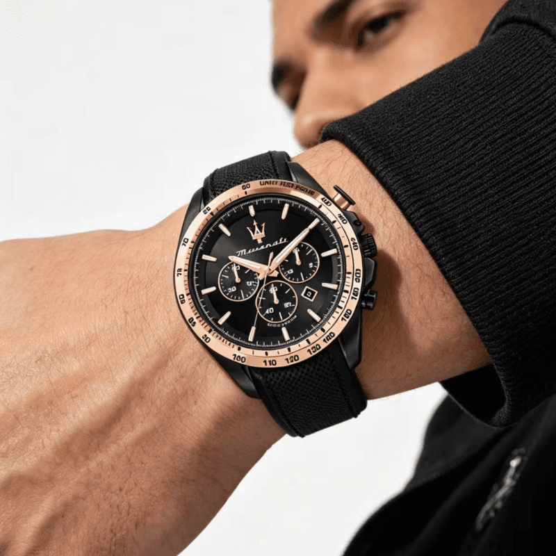 Механические часы Maserati Quartz Mechanism Unisex Часы 44мм*44мм*10,9мм Черный - изображение 6