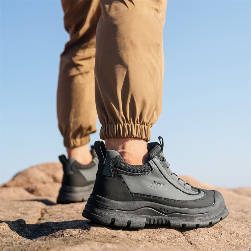 Ботинки уличные Jeep Outdoor Boots Grey Black - изображение 6