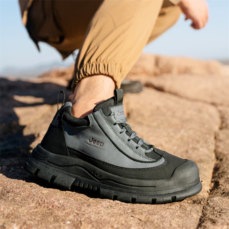 Ботинки уличные Jeep Outdoor Boots Grey Black - изображение 5