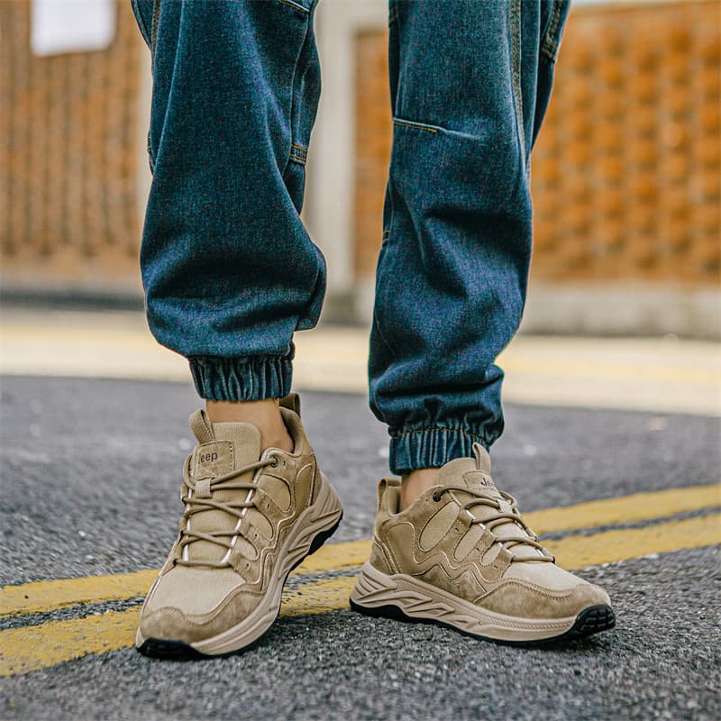 Кроссовки Jeep Street Shoes Мужские Светло-хаки - изображение 5