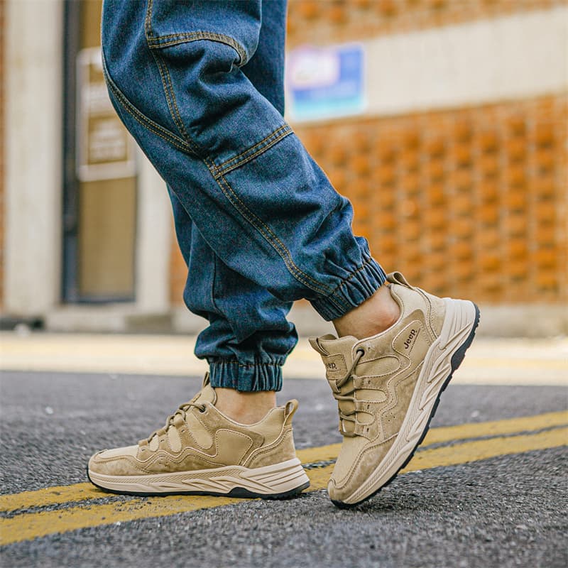 Кроссовки Jeep Street Shoes Мужские Светло-хаки - изображение 6