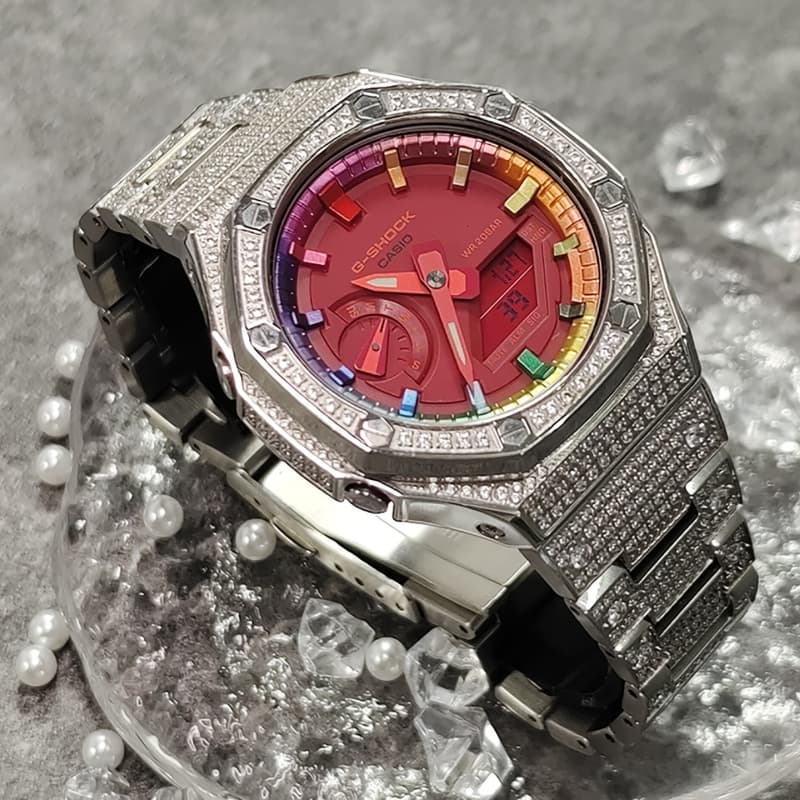 Часы Casio GA-2100 Custom Red - изображение 4