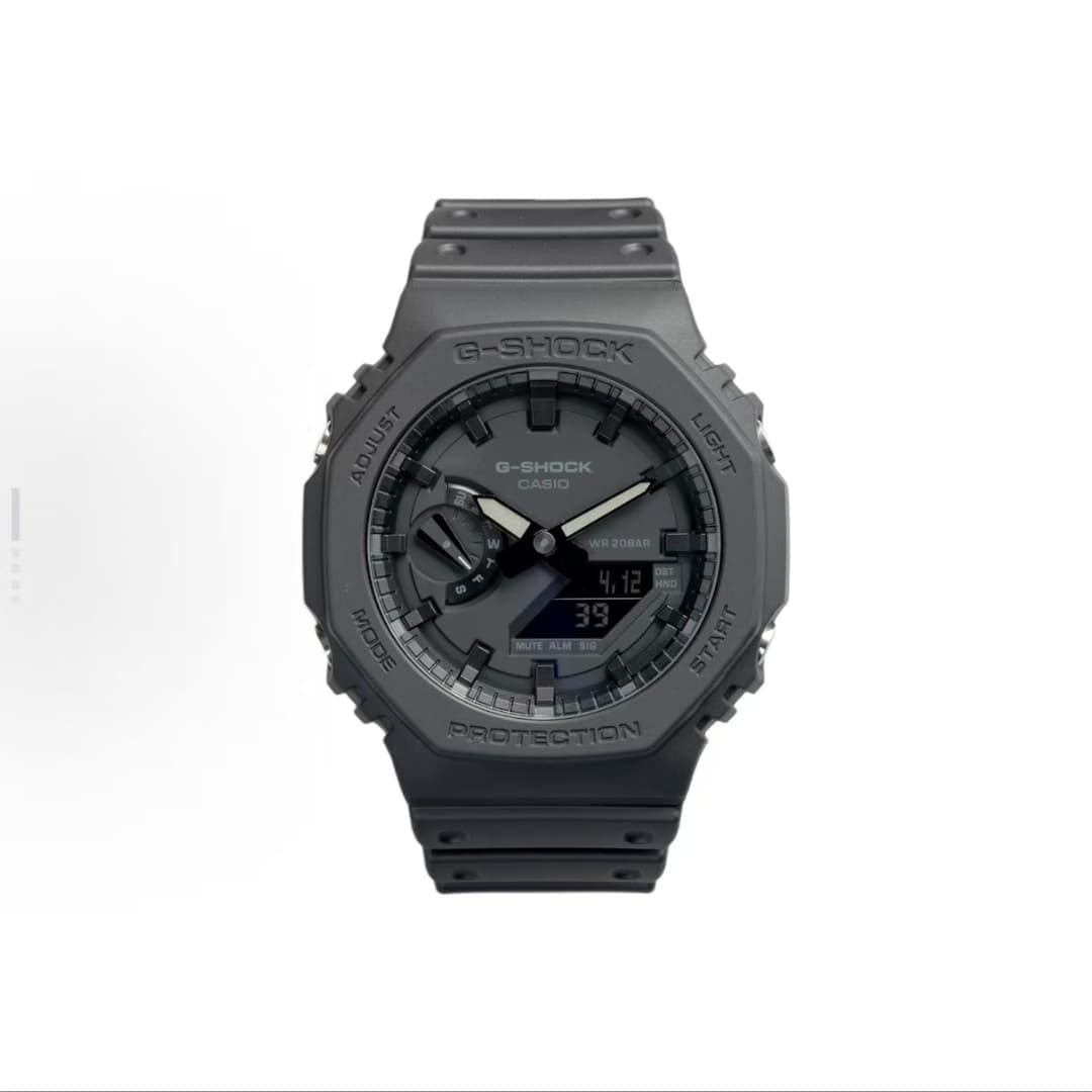 Часы Casio GA-2100-1A1 Silver Rainbow Blue - изображение 2