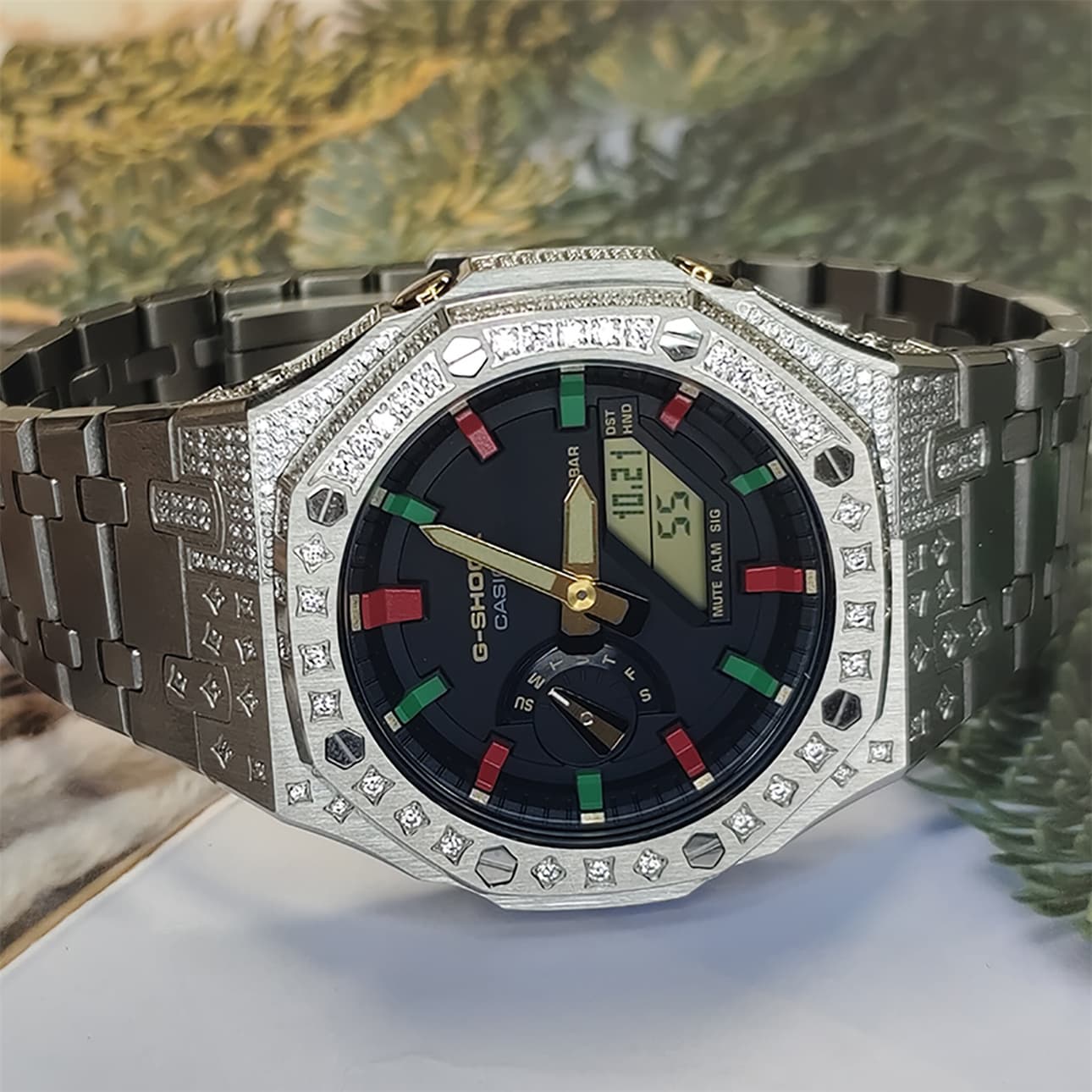 Часы Casio GA-2100SKE-7A - изображение 6