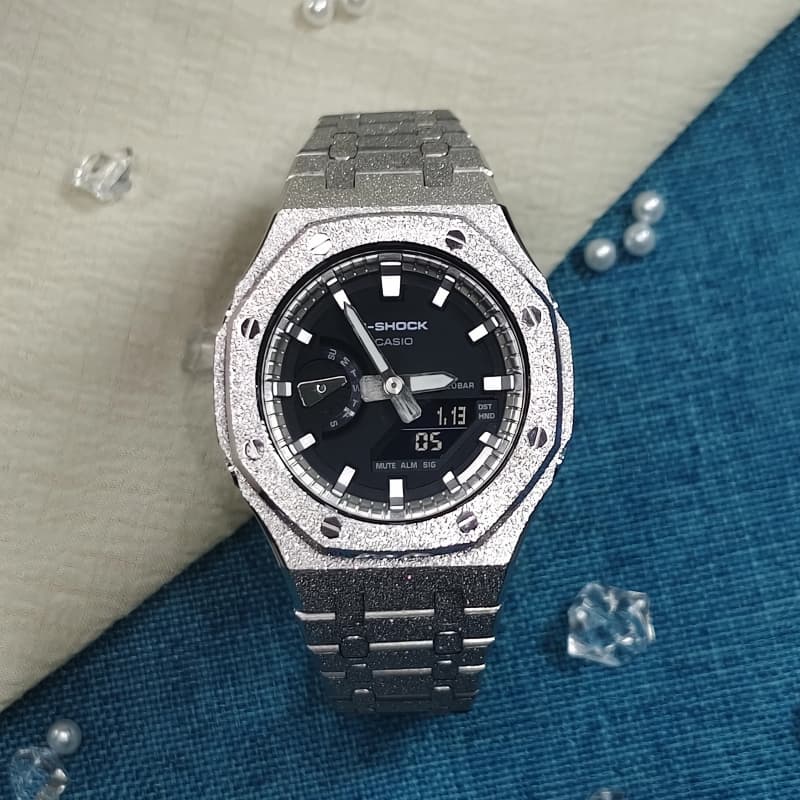 Часы Casio GA-2100-1A1 Silver Steel - изображение 2
