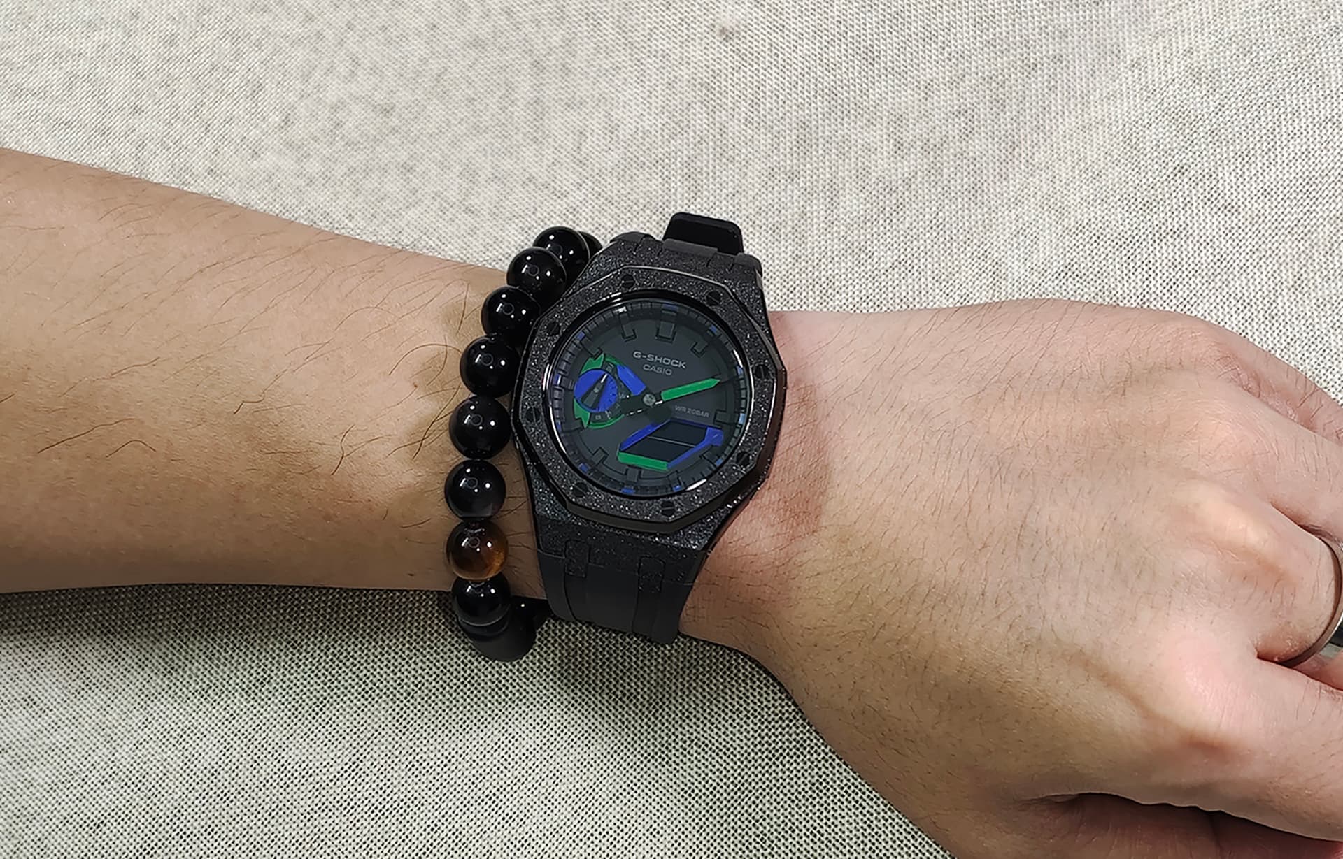 Часы CASIO GA-2100-1A1-Nebula Noir - изображение 8