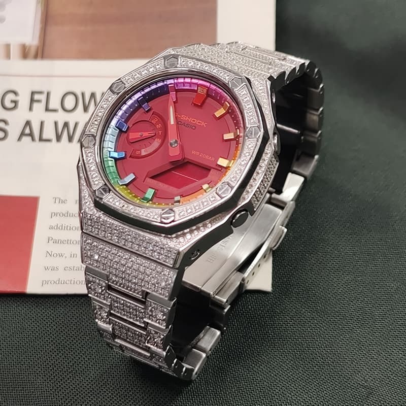 Часы Casio GA-2100 Custom Red - изображение 6