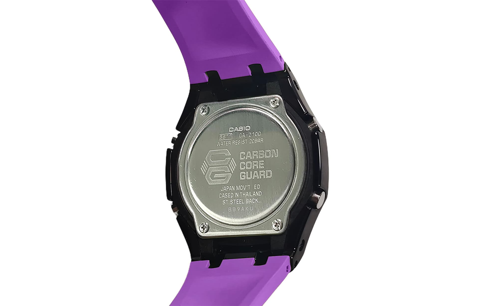 Часы Casio GA-2100 Black Purple Samurai - изображение 6