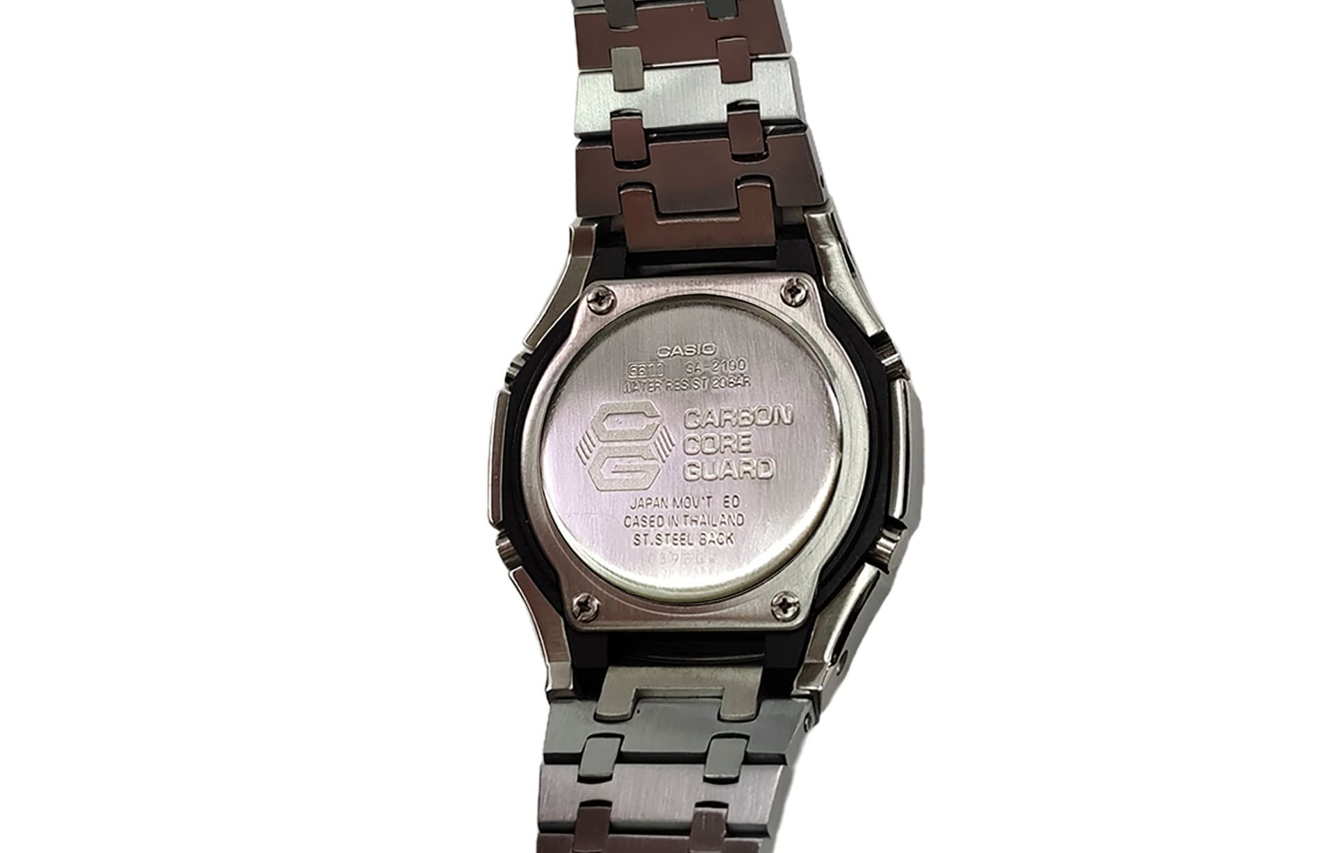 Часы CASIO GA-2100-1A1 Frost Silver Steel - изображение 6