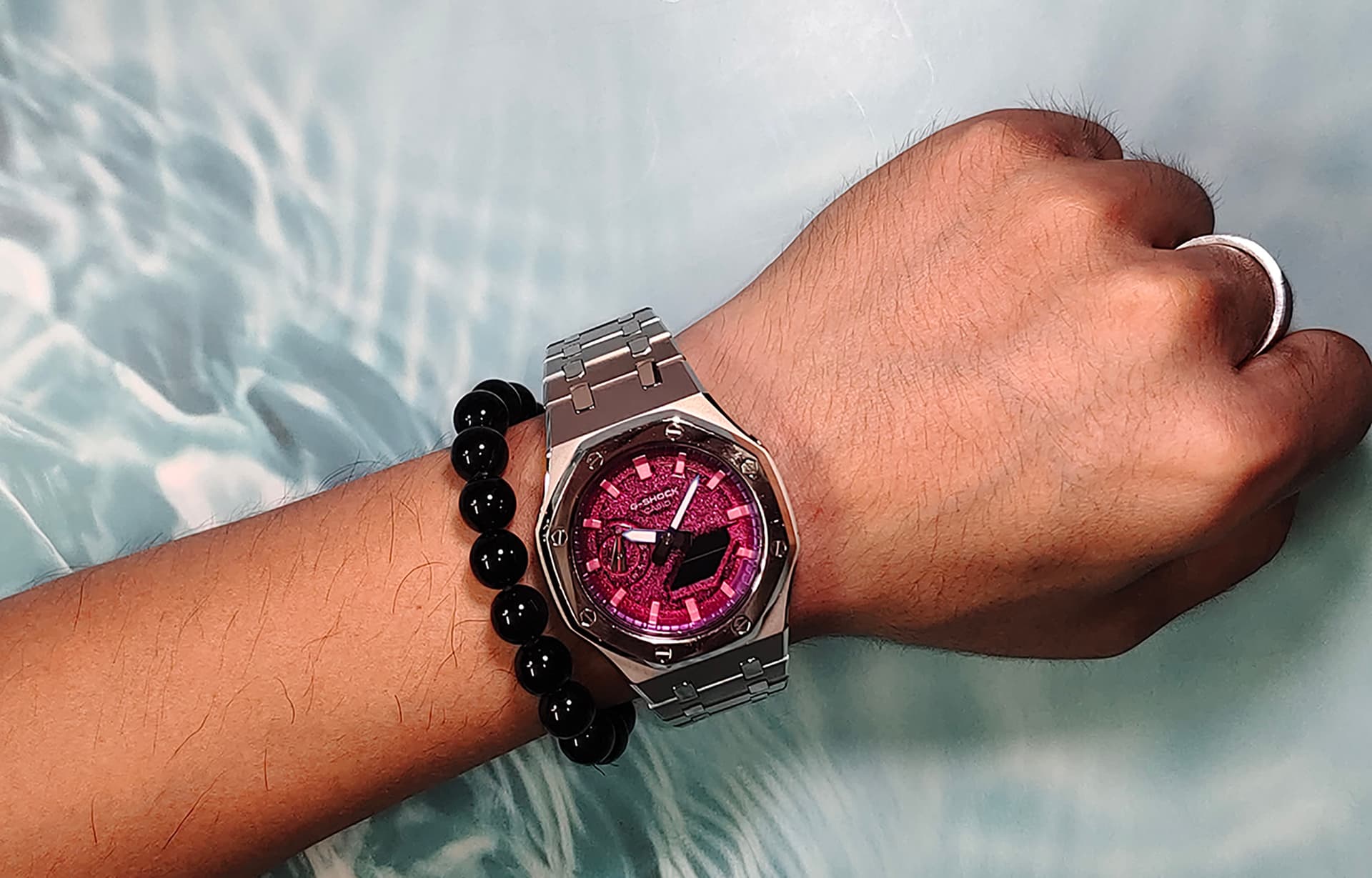 Часы CASIO GA-2100SKE-7A Purple Dial - изображение 7