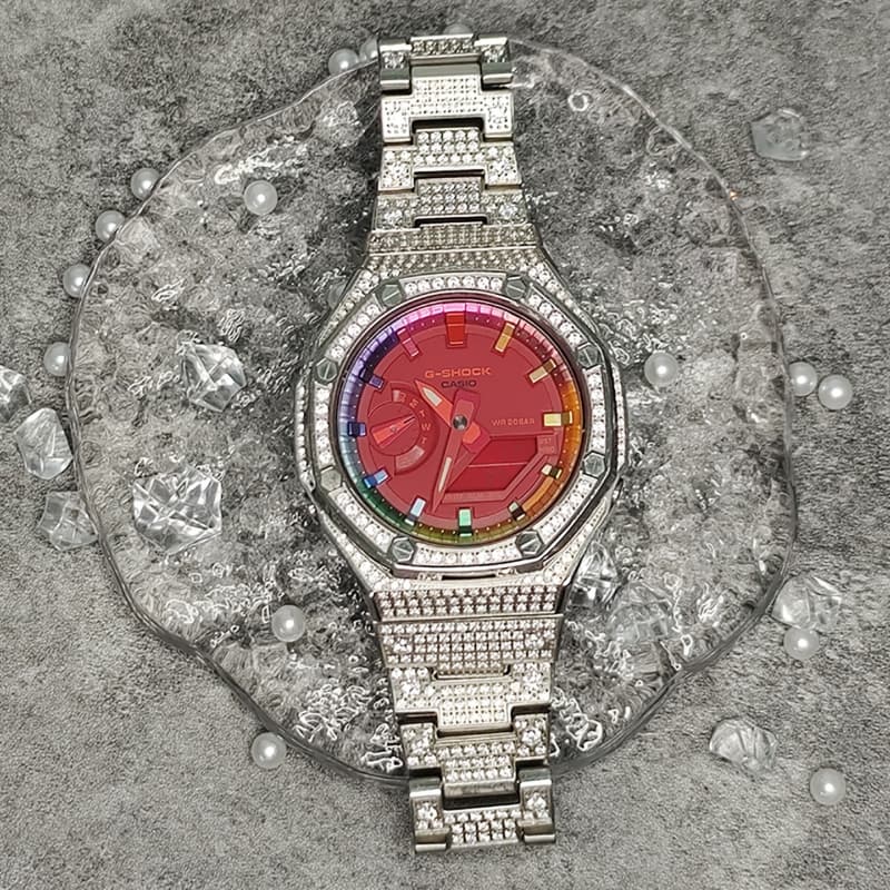 Часы Casio GA-2100 Custom Red - изображение 3