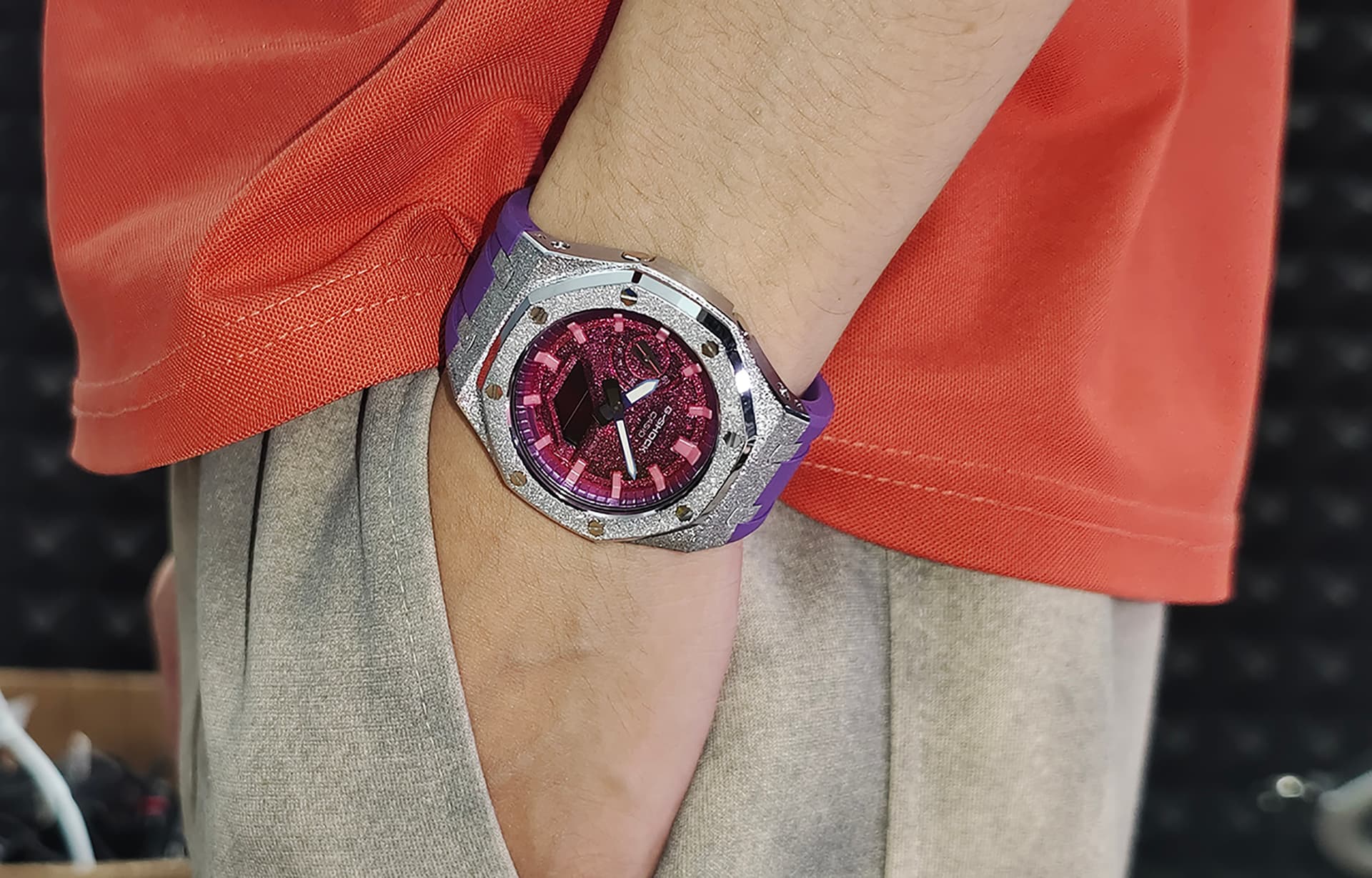 Часы CASIO GA2100 GA-2100SKE-7A - изображение 8