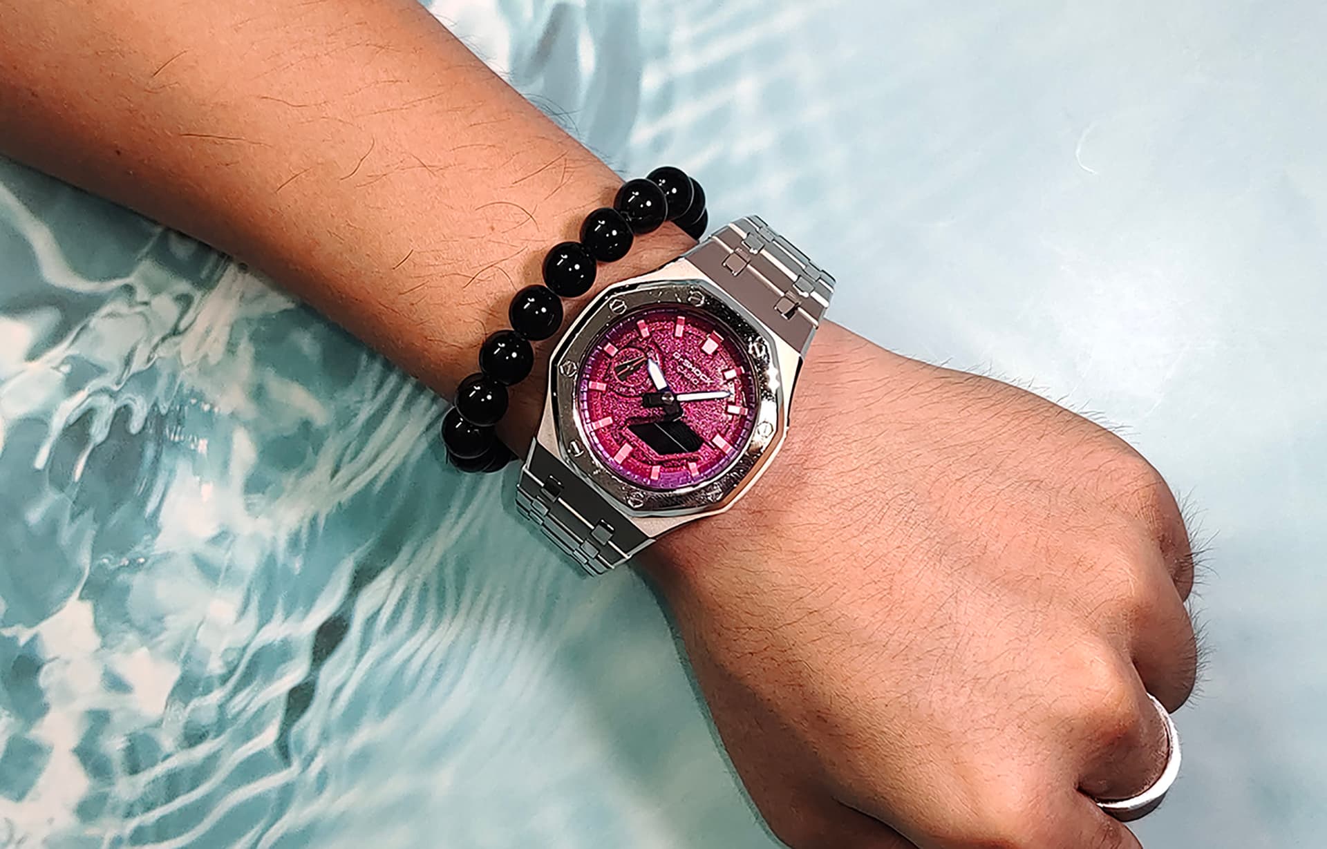 Часы CASIO GA-2100SKE-7A Purple Dial - изображение 8