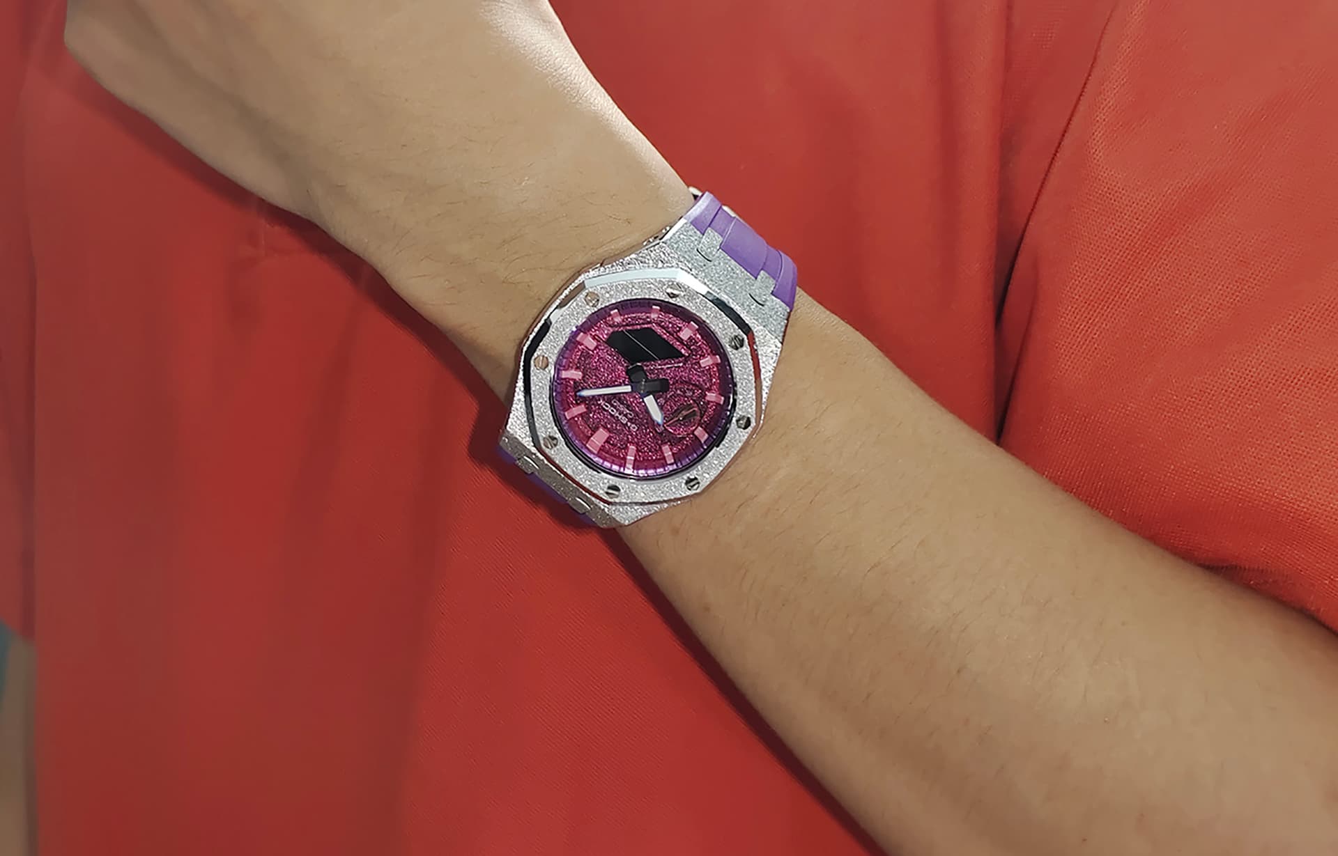 Часы CASIO GA2100 GA-2100SKE-7A - изображение 7