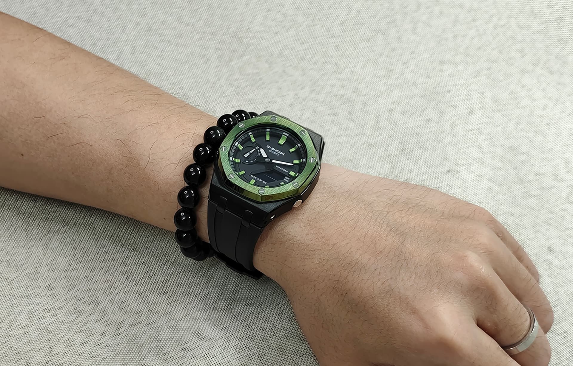 Часы Casio GA-2100SKE-7A Steel Moss - изображение 8