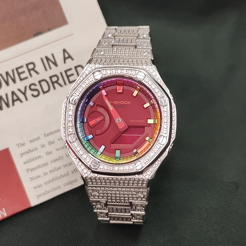 Часы Casio GA-2100 Custom Red - изображение 5
