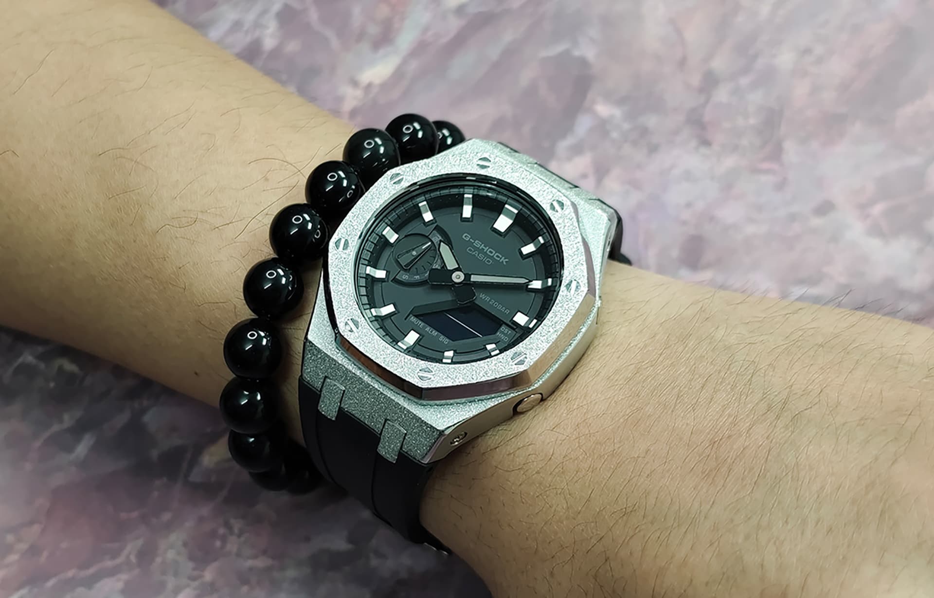 Часы CASIO GA-2100-1A1 Shadow Matrix - изображение 8