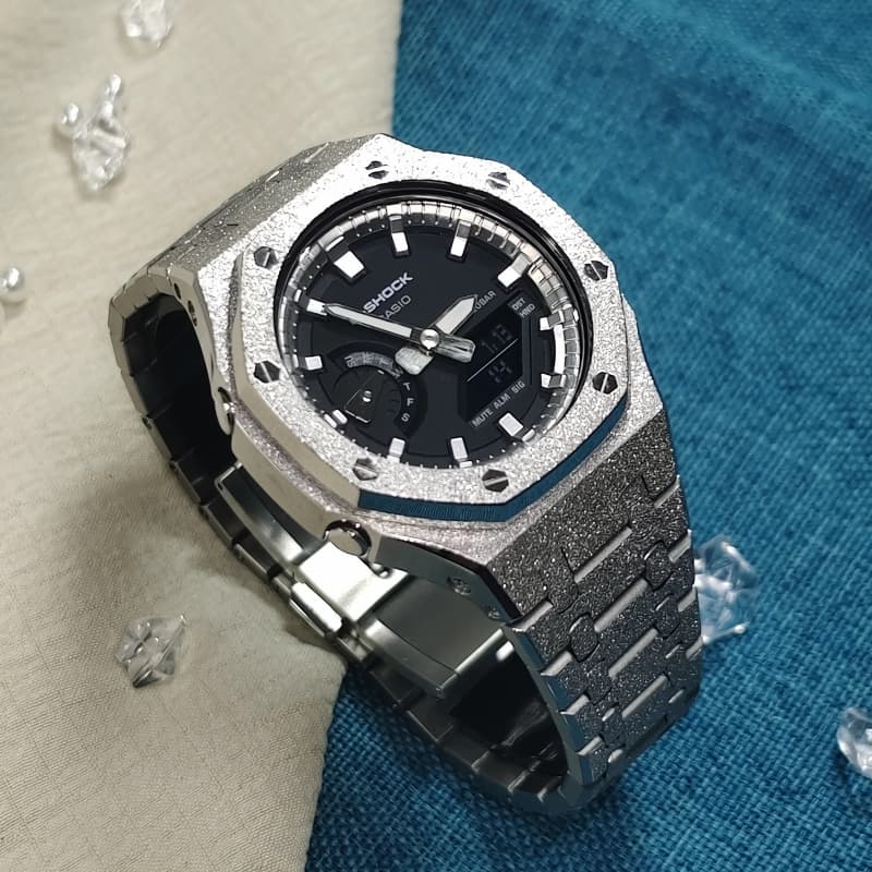 Часы Casio GA-2100-1A1 Silver Steel - изображение 3