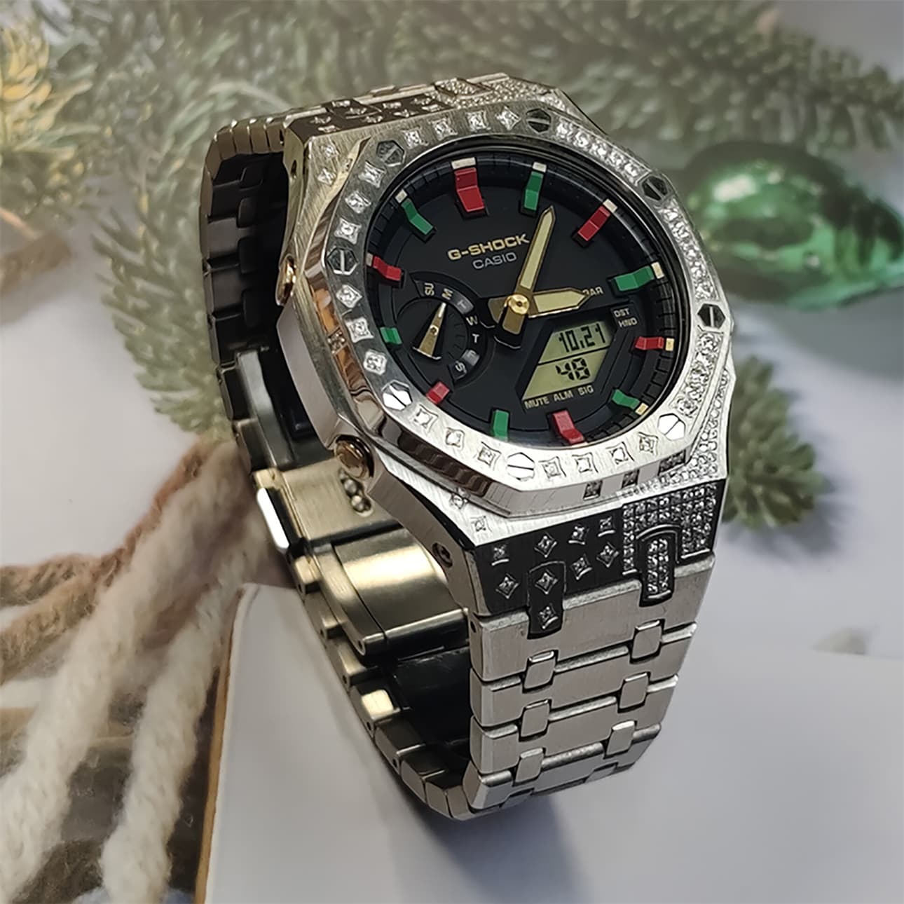 Часы Casio GA-2100SKE-7A - изображение 4