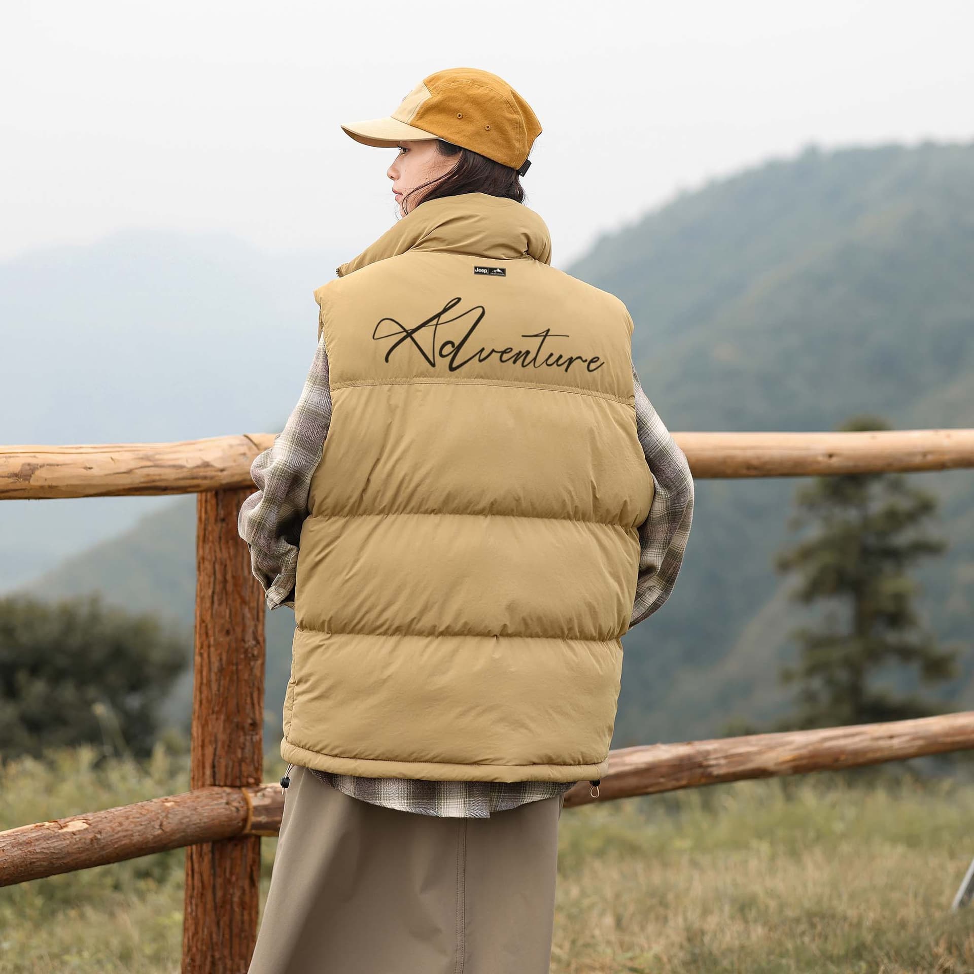Жилет Jeep Lifestyle Outdoor Casual Хлопковый жилет Унисекс - изображение 3