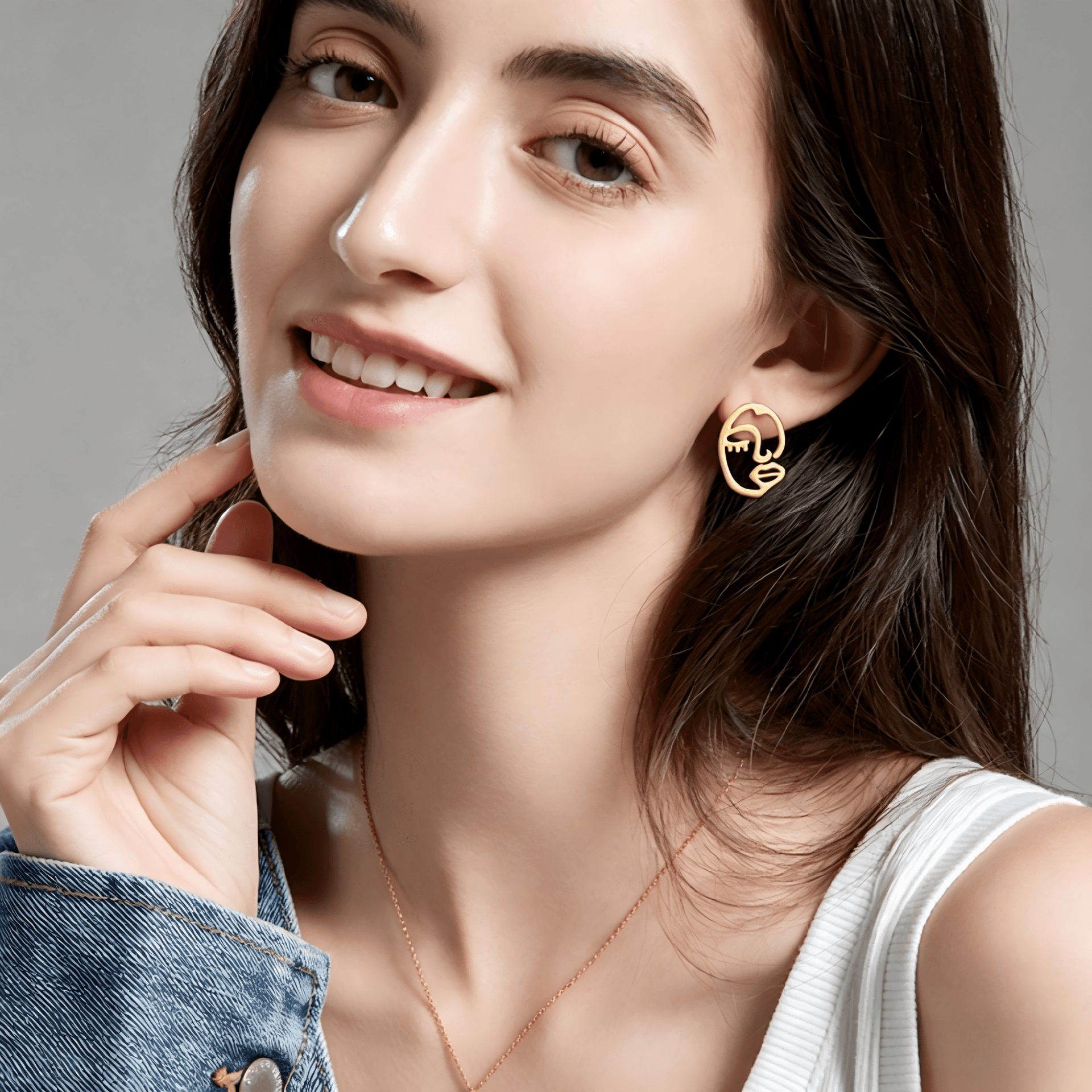 Серьги NATURALLYJOJO ins S925 - изображение 4
