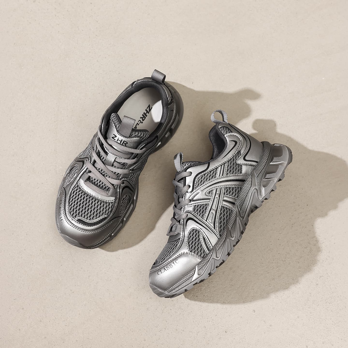 Кроссовки ZHR Chunky Sneakers Low Top Women's - изображение 7