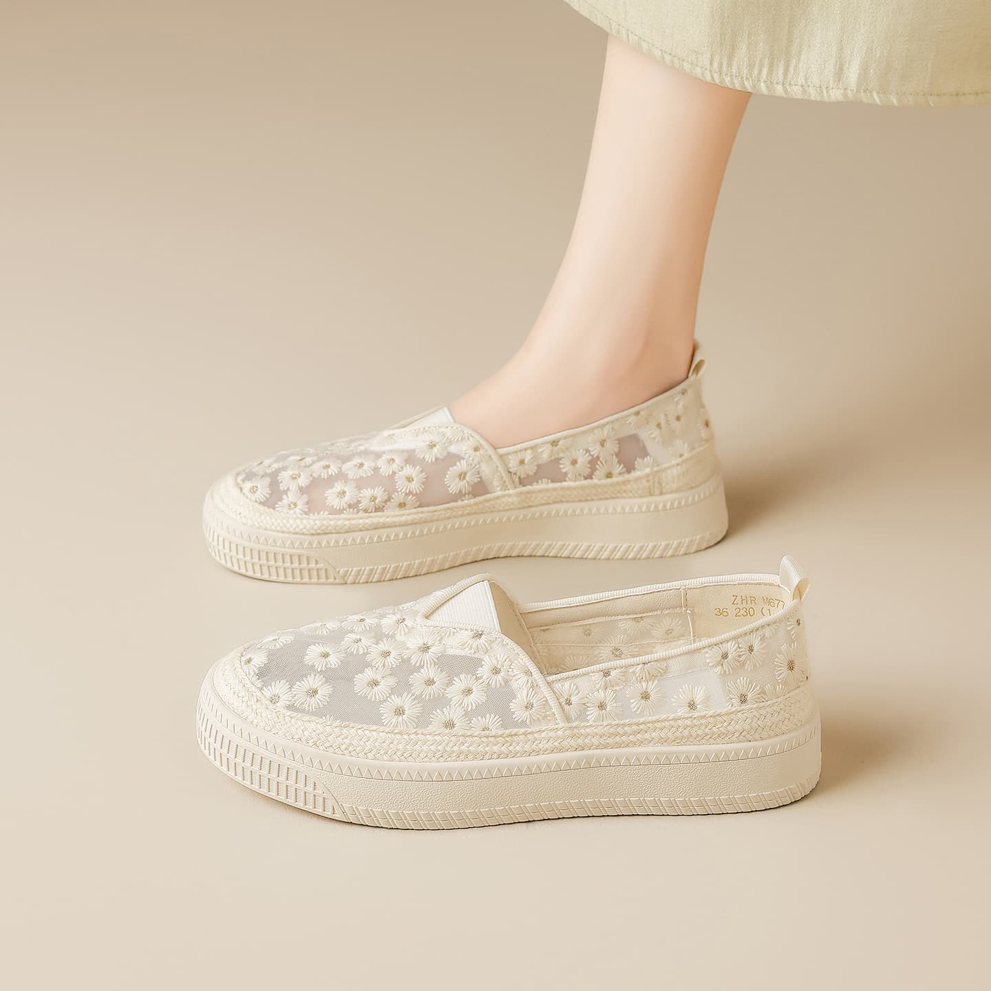 Кроссовки ZHR CHANEL Inspired Коллекция визуально увеличивает рост устойчивая к истиранию легкая противоскользящая низкий топ - изображение 4