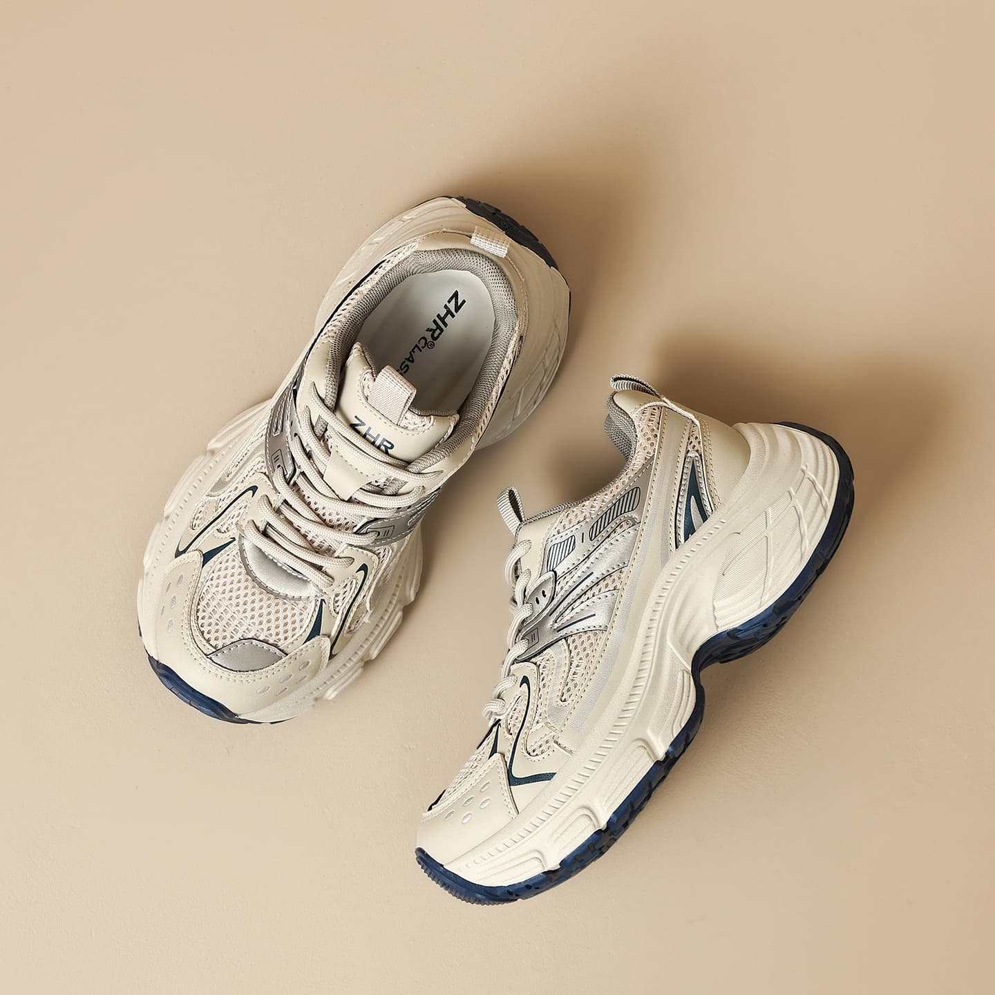 Кроссовки ZHR Low-Top Casual Shoes Gray Women's - изображение 6