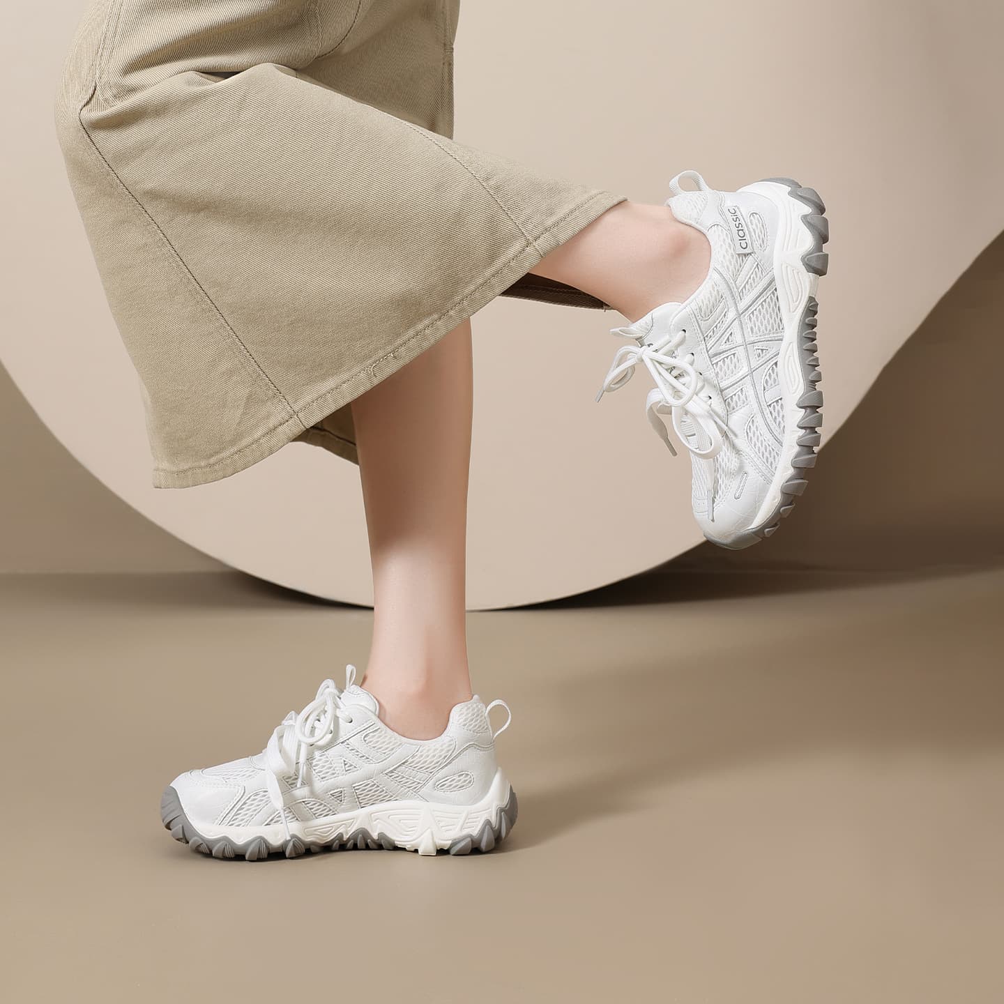 Кроссовки ZHR Chunky Sneakers Low Top Women's - изображение 3