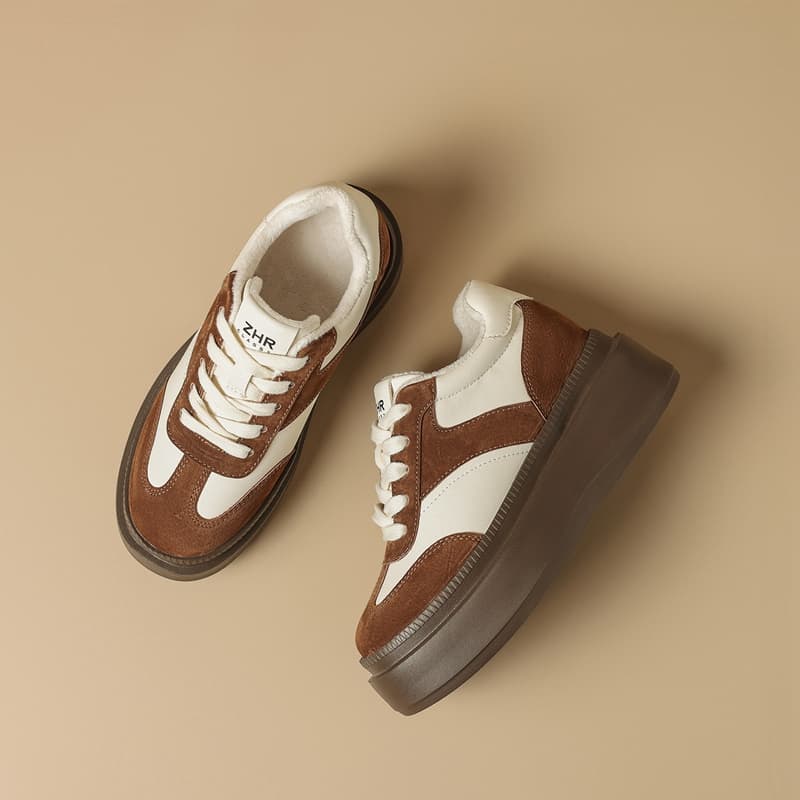 Кроссовки ZHR Карамель Tale Баланс Поддержка Легкий Низкий Топ Повседневная обувь Женская - изображение 4