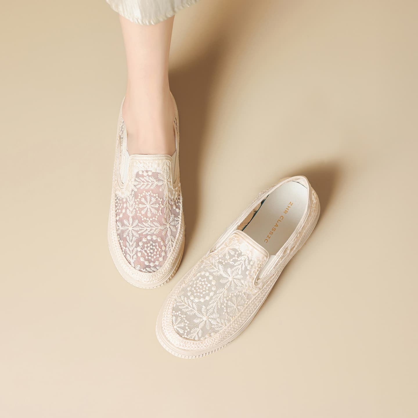 ZHR Espadrilles Beige Women's - изображение 3