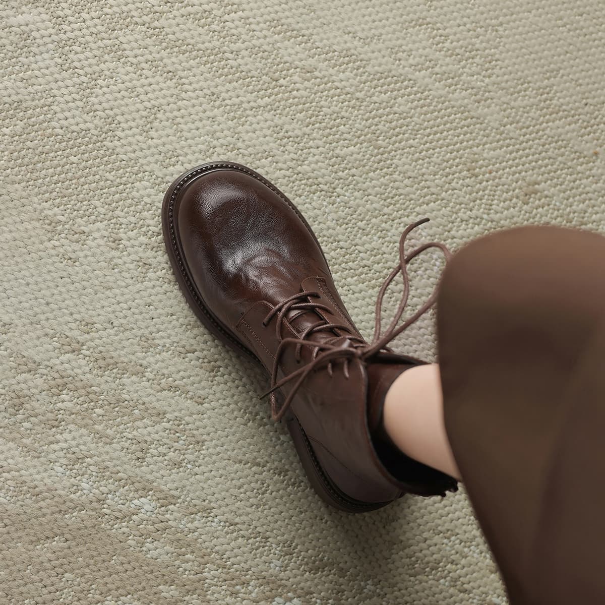 Ботинки ZHR Короткий Мартин Boot 4CM Женские - изображение 7