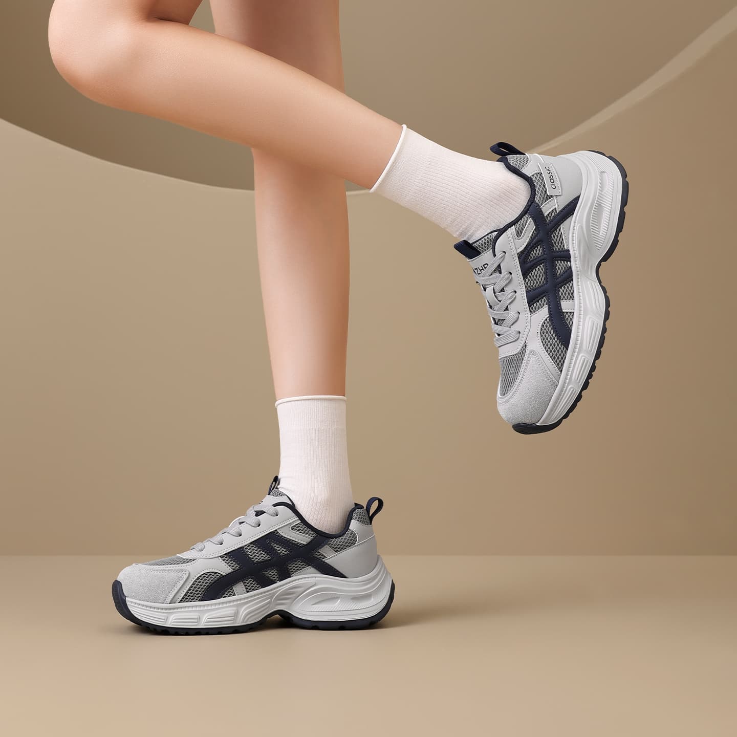 Кроссовки ZHR Chunky Sneakers Low Top Women's - изображение 4