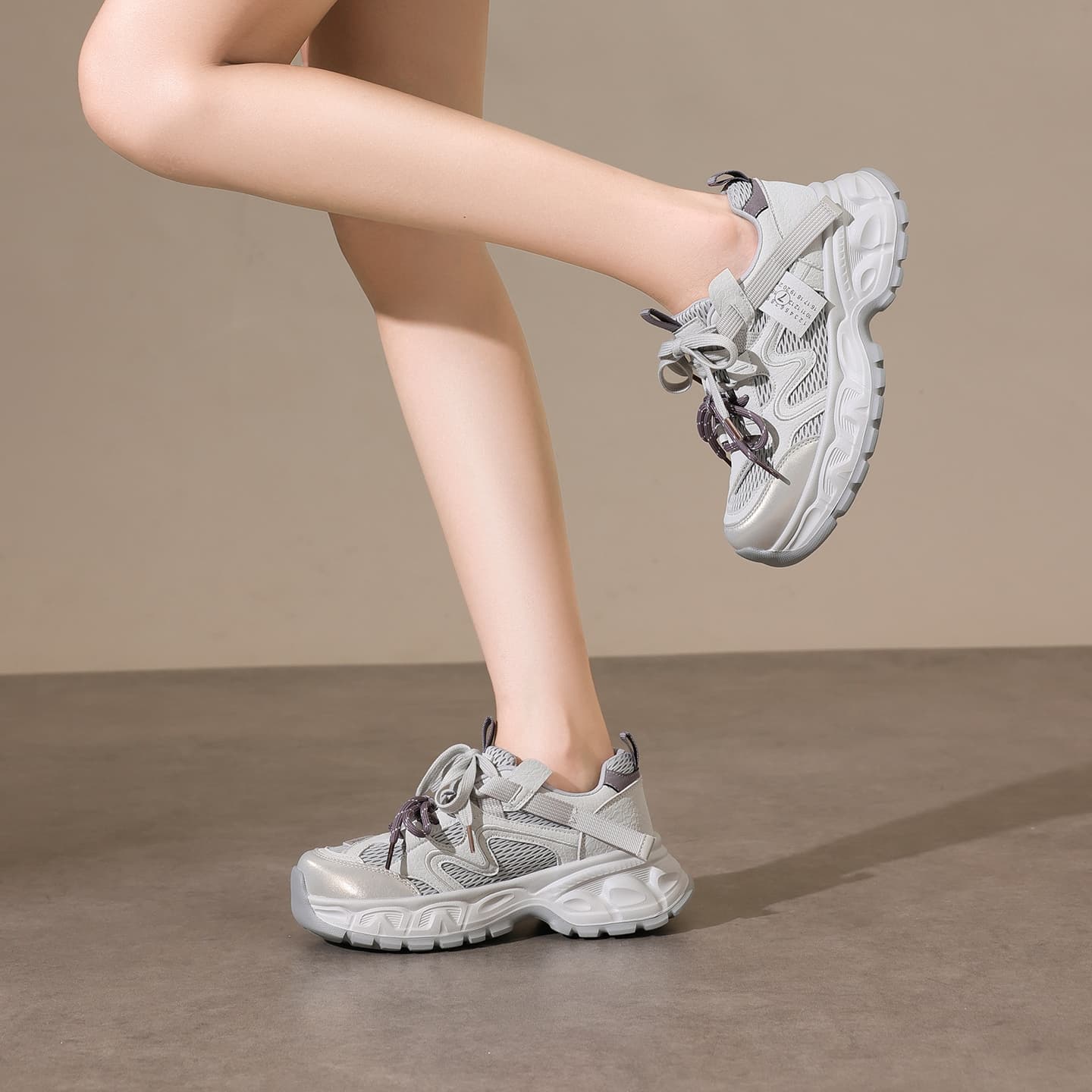 Кроссовки ZHR Chunky Sneakers Low Top Women's - изображение 6