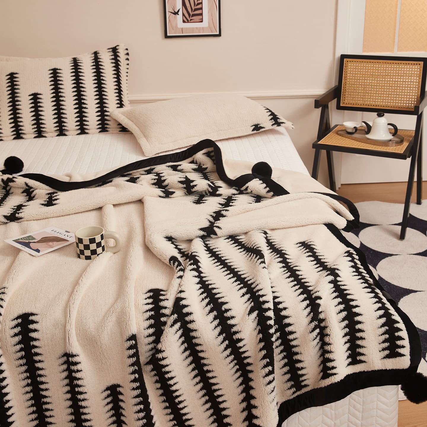 CMLZIUA Коврики THROW Fleece Коврики - изображение 3