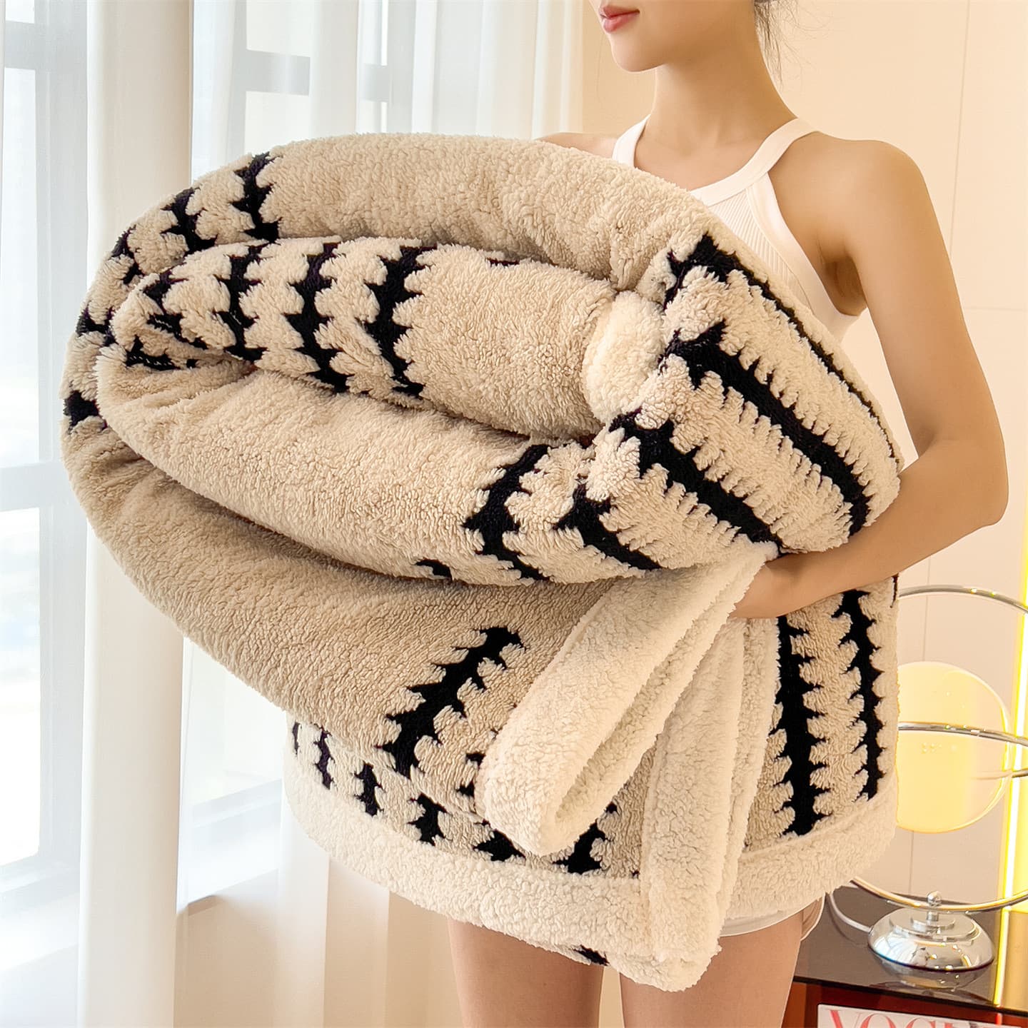 CMLZIUA Коврики THROW Fleece Коврики - изображение 2